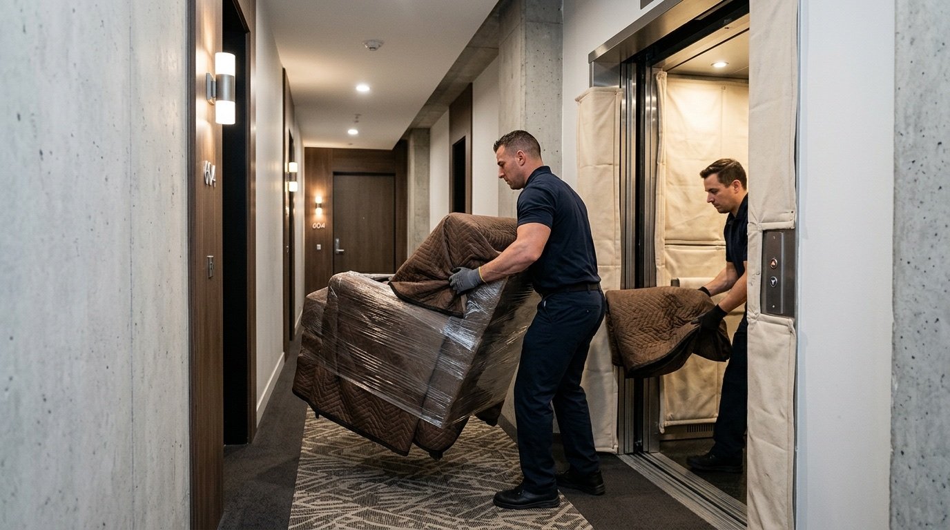 Débarras de condo à Montréal : contraintes d'accès et solutions
